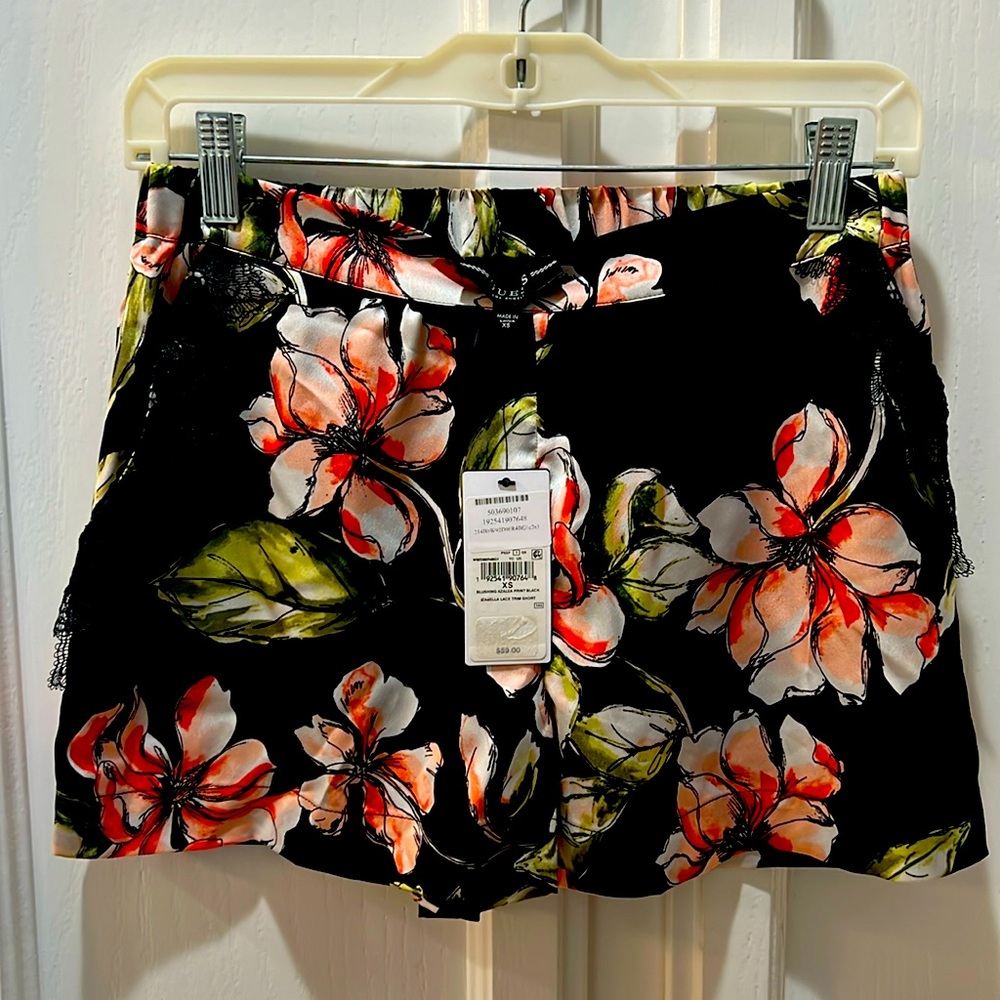 Guess XS Izabella Lace Trim Shorts